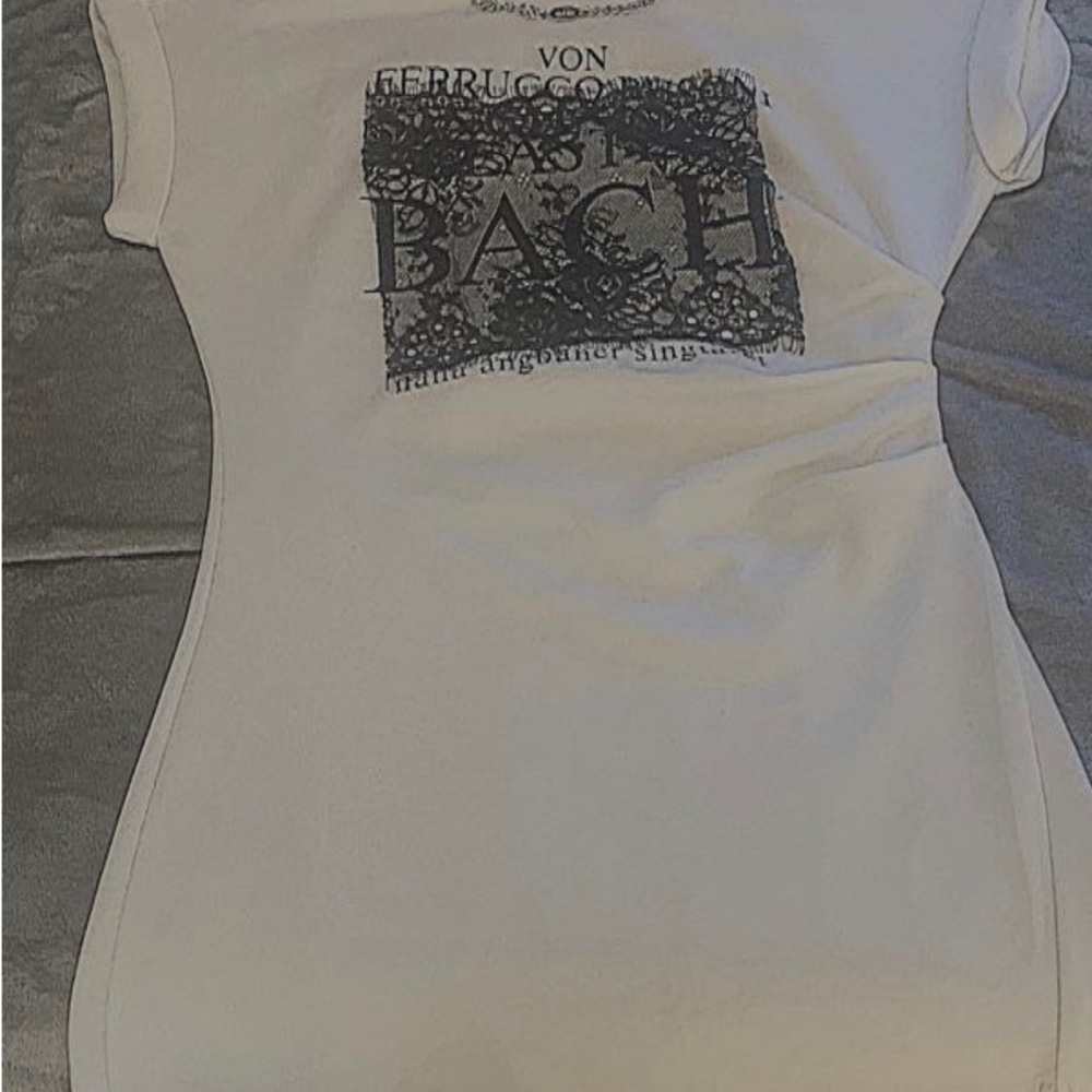 Elegant White Graphic Tee
